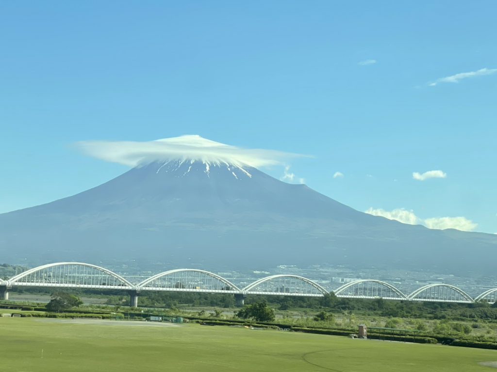 富士山 傘雲